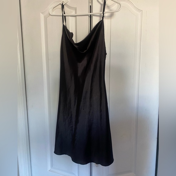Black satin slip dress🖤 - Picture 3 of 5